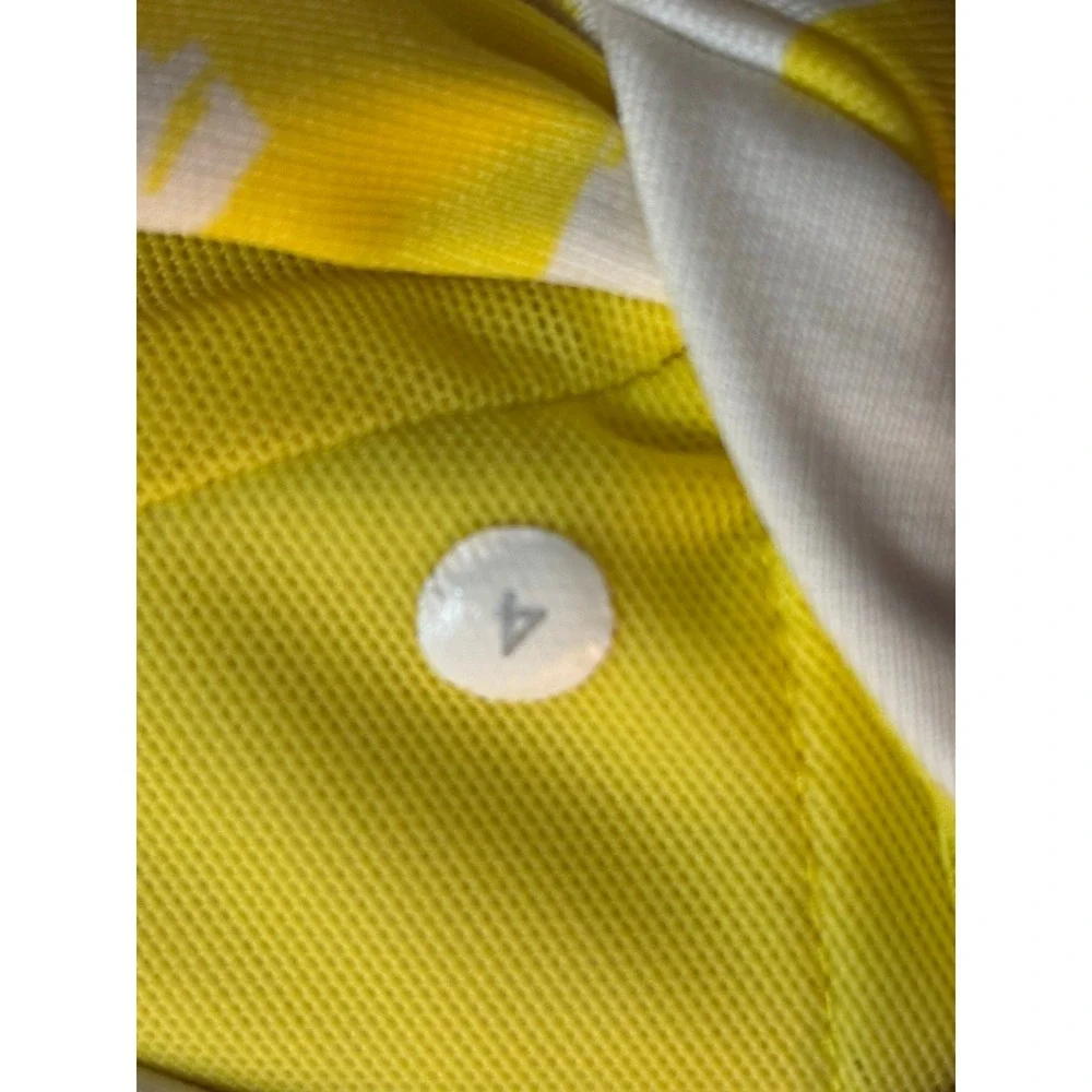 Lululemon Victory Manifesto Jacket Vintage Y2K Yellow Logo Print Full Zip Hoodie